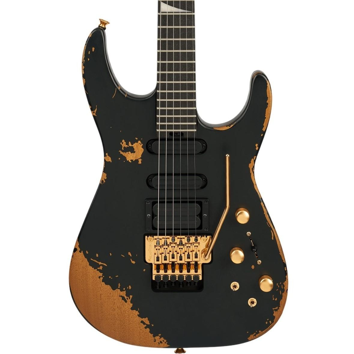 Jackson Pro Series Phil Collen Signature PC1-E Electric Guitar in Worn Black Jackson Pro Series Phil Collen Signature PC1-E Electric Guitar in Worn Black