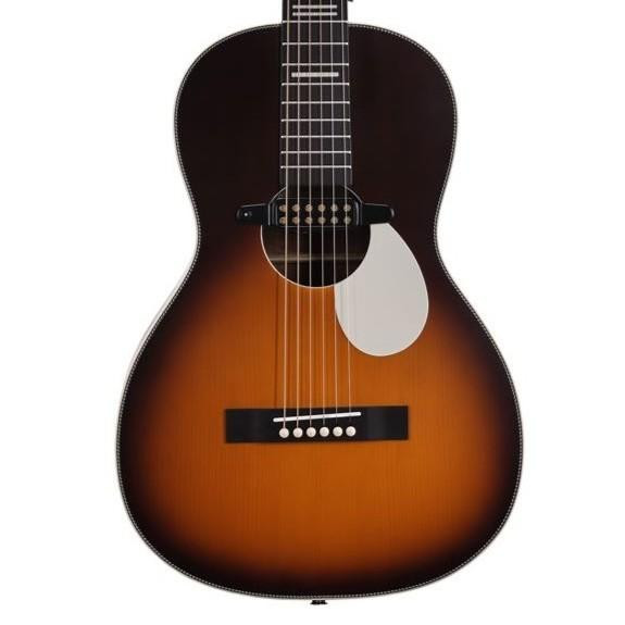 Recording King Dirty 30s Single 0 Parlour Electro Acoustic Guitar in Vintage Burst Recording King Dirty 30s Single 0 Parlour Electro Acoustic Guitar in Vintage Burst