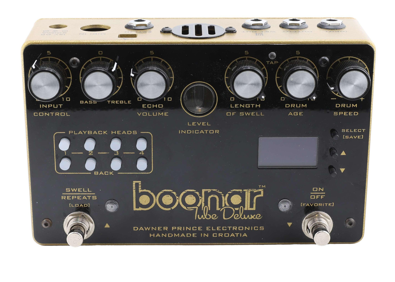 Second Hand Dawner Prince Boonar Tube Deluxe Tape Drum Echo Pedal #046 Second Hand Dawner Prince Boonar Tube Deluxe Tape Drum Echo Pedal #046