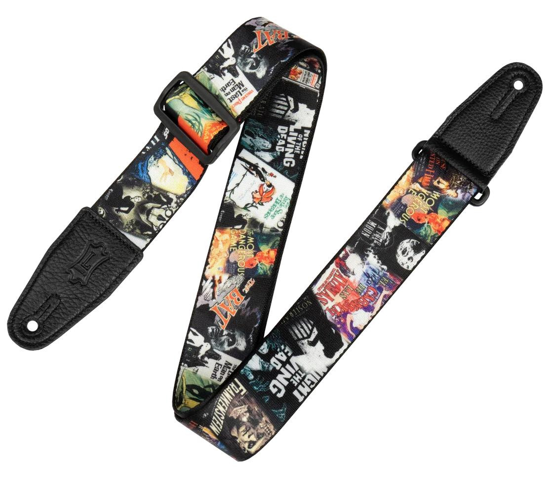 Levys Halloween Poly Horror Classics Guitar Strap Levys Halloween Poly Horror Classics Guitar Strap