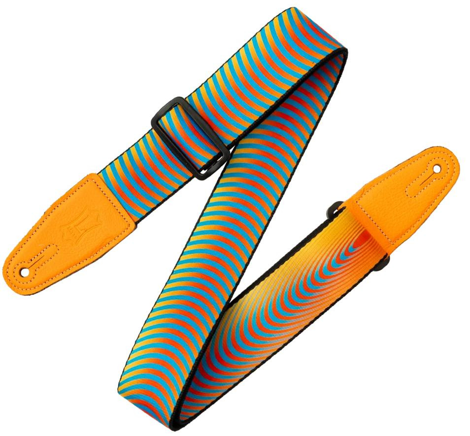 Levys Optical Illusion Print Strap Sonic Boom Guitar Strap Levys Optical Illusion Print Strap Sonic Boom Guitar Strap