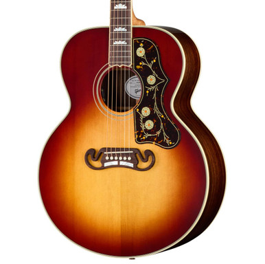 Gibson SJ-200 Standard Rosewood Electro Acoustic Guitar with Baggs HiFi DNA in Rosewood Burst Gibson SJ-200 Standard Rosewood Electro Acoustic Guitar with Baggs HiFi DNA in Rosewood Burst