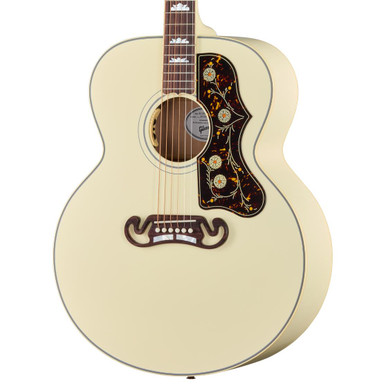 Gibson SJ-200 Standard Electro Acoustic Guitar with Baggs HiFi DNA in Classic White Gibson SJ-200 Standard Electro Acoustic Guitar with Baggs HiFi DNA in Classic White