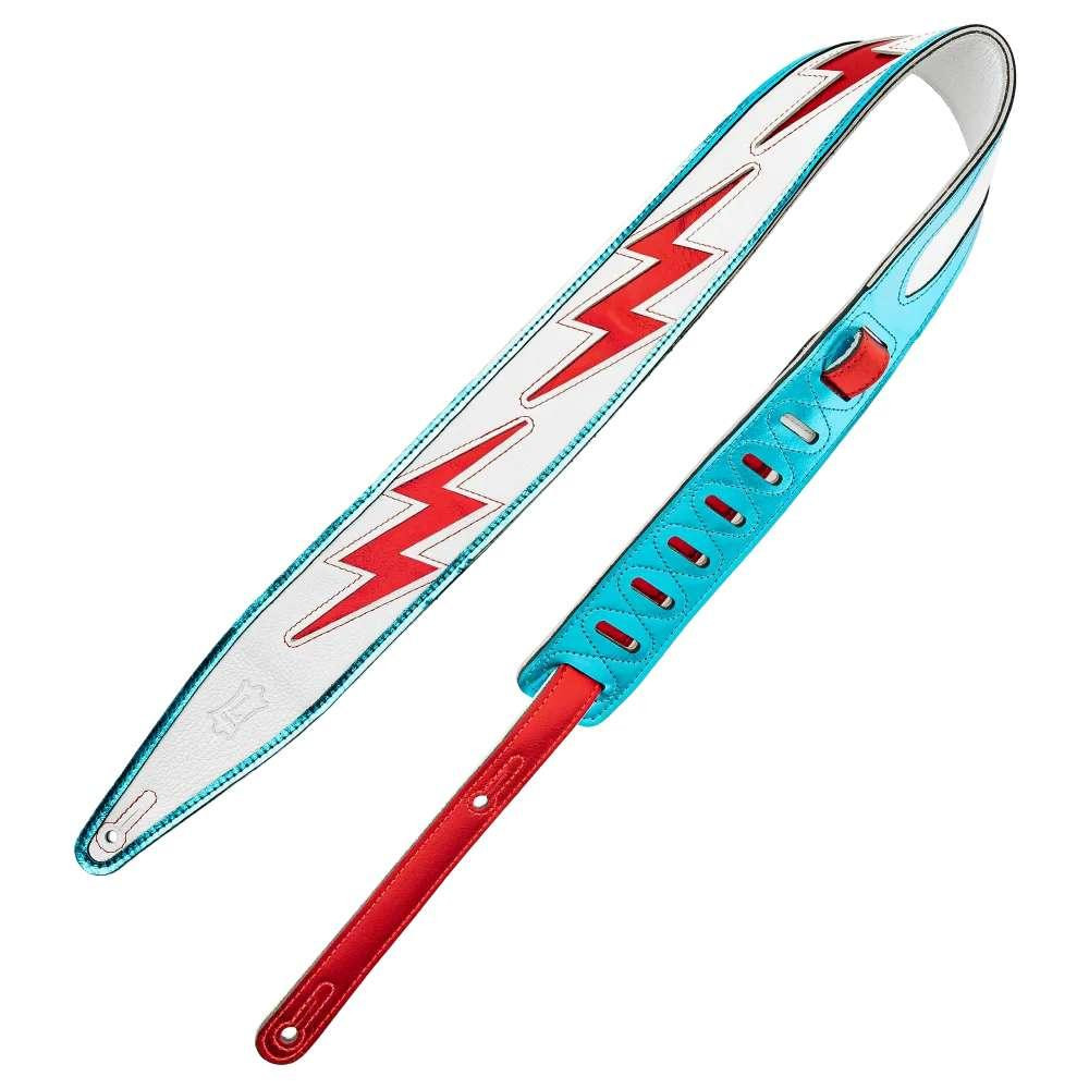 Levys X Jodi Head 70s Icon Glam Rock Lightning Guitar Strap Levys X Jodi Head 70s Icon Glam Rock Lightning Guitar Strap