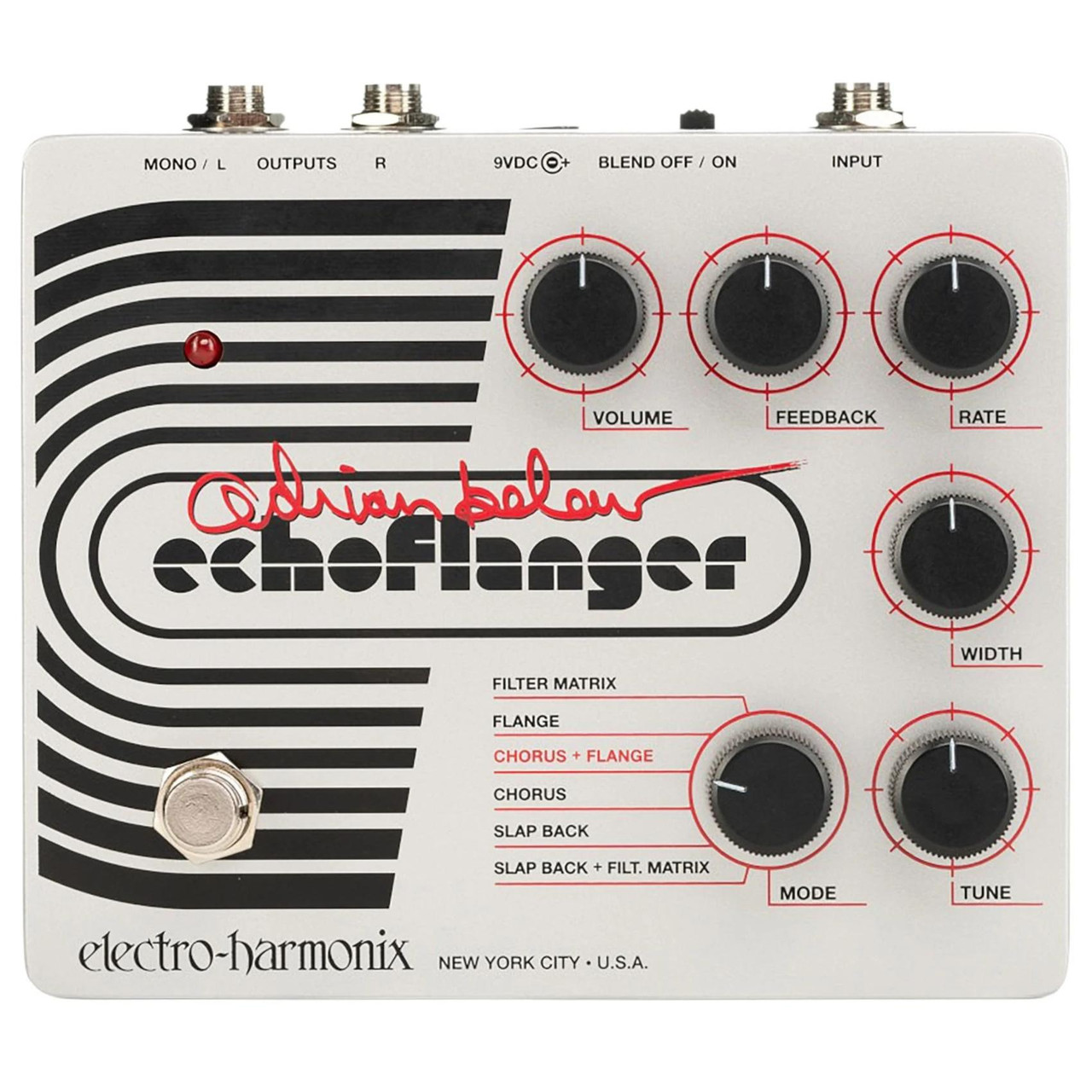 Electro Harmonix Adrian Belew Signature Echoflanger Pedal Electro Harmonix Adrian Belew Signature Echoflanger Pedal