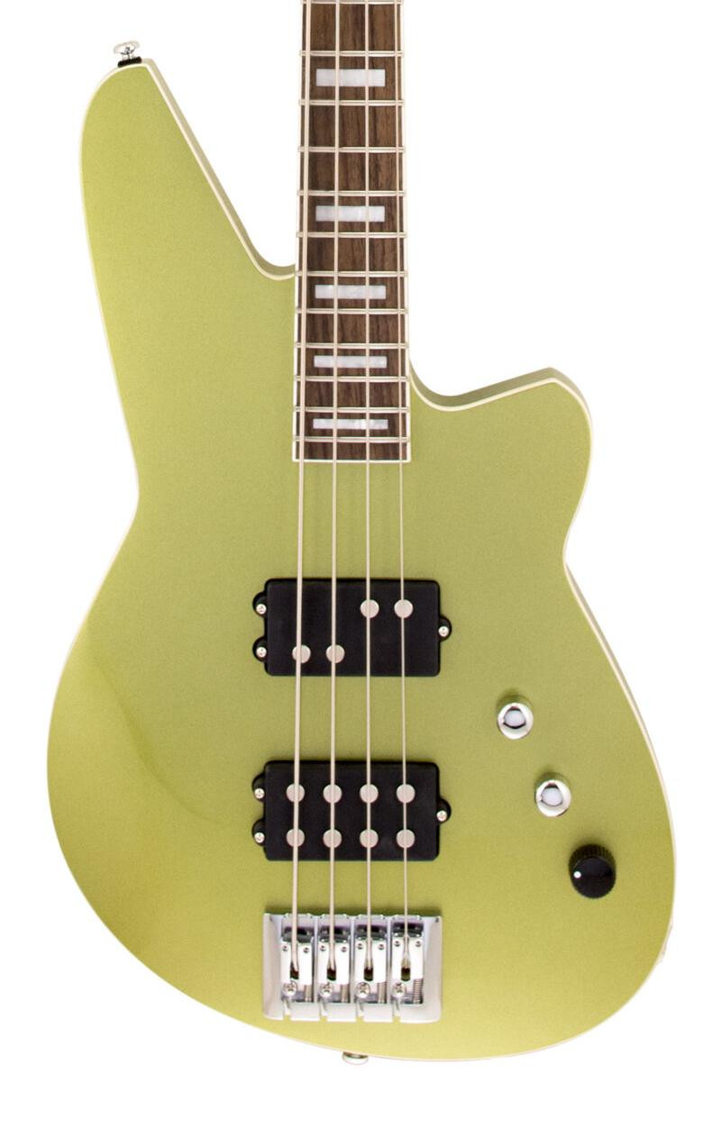 Reverend Thundergun Special Bass Guitar in Metallic Limeade