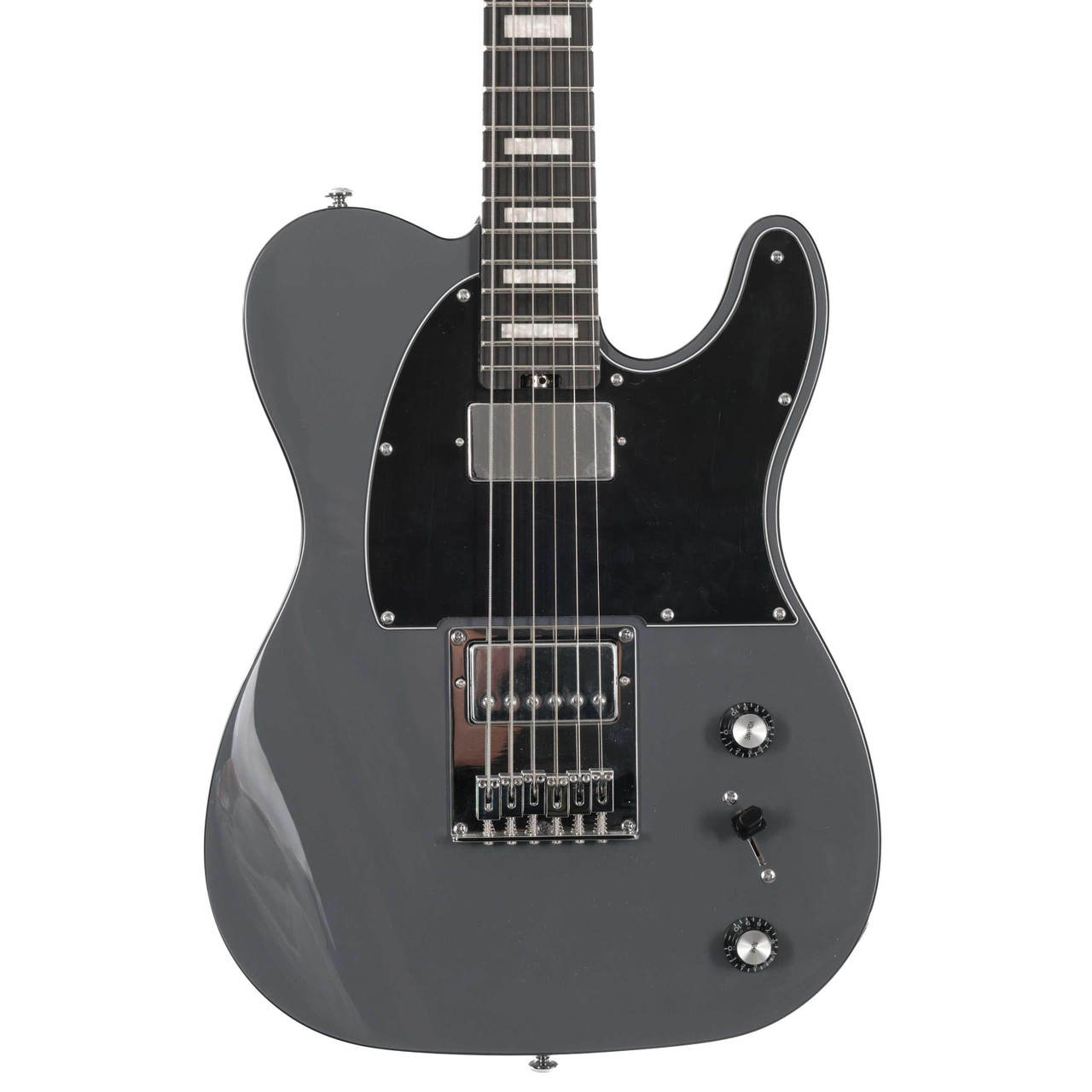 B Stock : Schecter PT EX Baritone Electric Guitar in Dorian Gray - 005 B Stock : Schecter PT EX Baritone Electric Guitar in Dorian Gray - 005