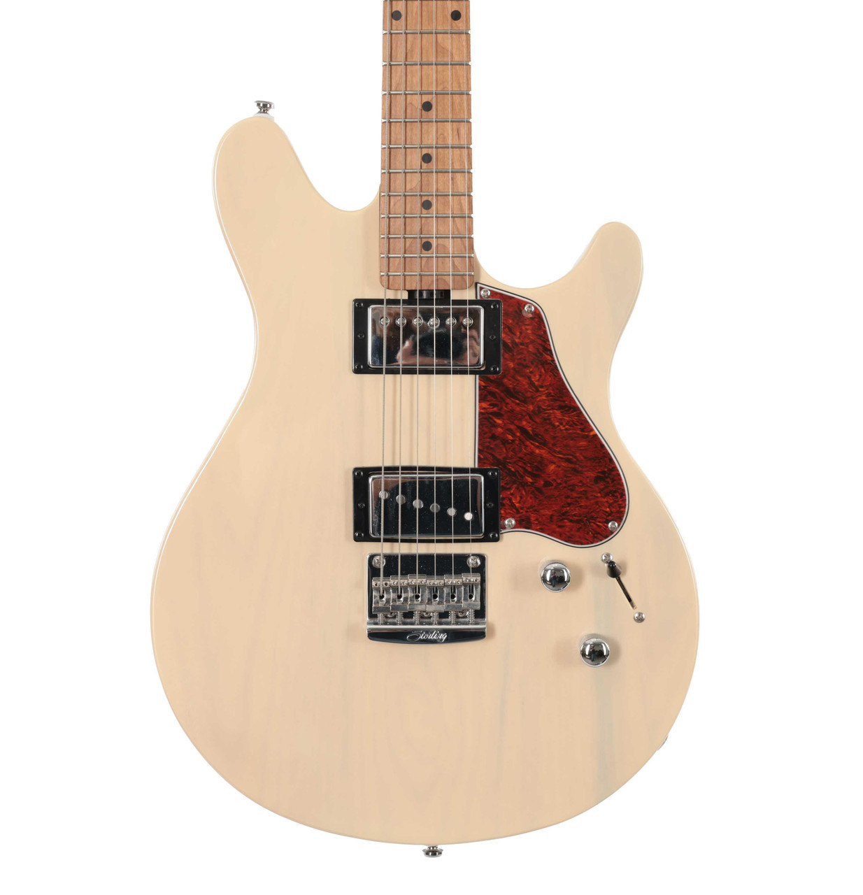 B Stock : Sterling by Music Man Valentine Electric Guitar in Trans Buttermilk - 001 B Stock : Sterling by Music Man Valentine Electric Guitar in Trans Buttermilk - 001