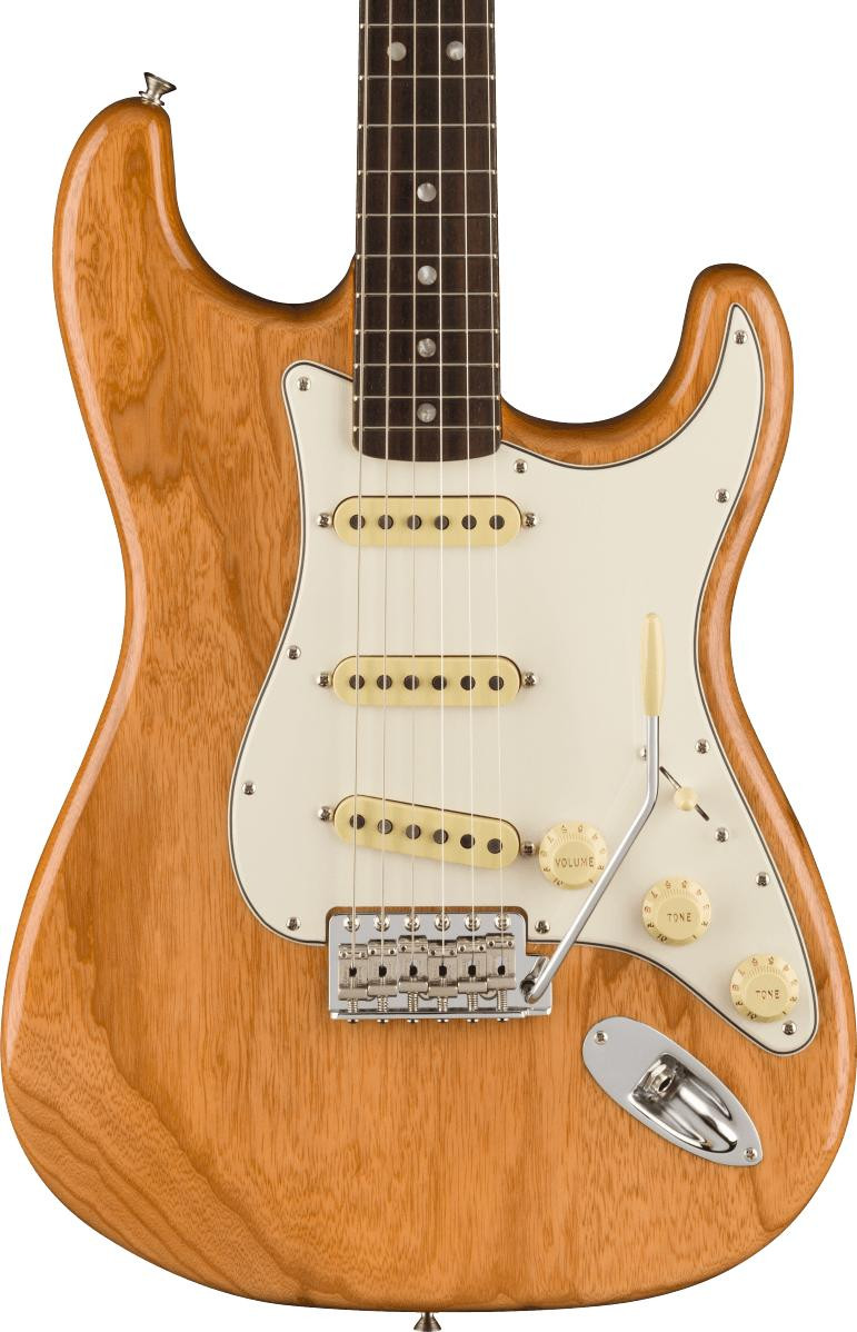 B Stock : Fender American Vintage II 1973 Stratocaster Electric Guitar in Aged Natural - 001