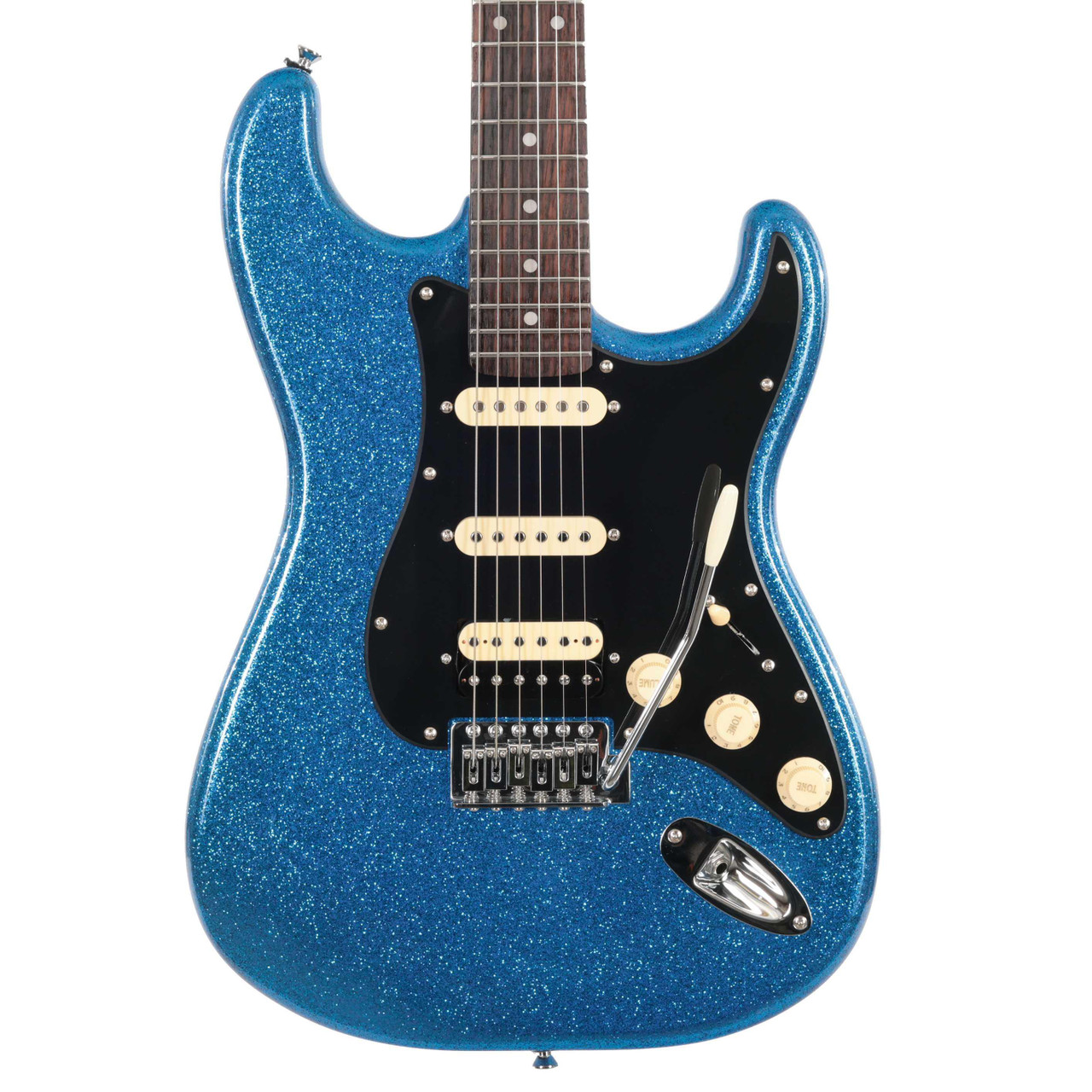 EastCoast Limited Edition ST2 HSS Electric Guitar in Cerulean Sparkle