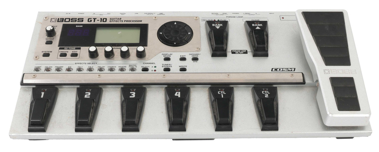 Second Hand Boss GT-10 Multi FX Pedal #171 Second Hand Boss GT-10 Multi FX Pedal #171