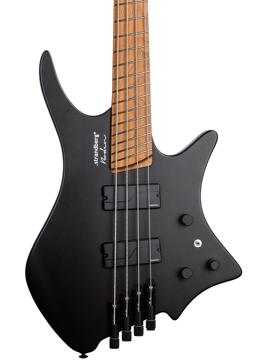 Strandberg Boden Bass Standard 4 Bass Guitar in Black Metallic