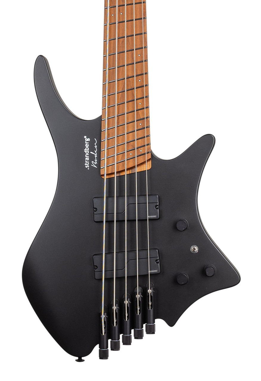 Strandberg Boden Standard 5-String Bass Guitar in Black Metallic