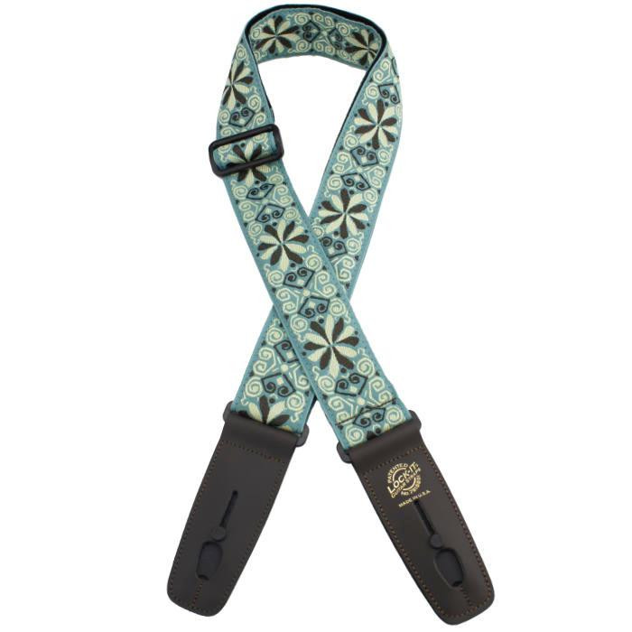 Lock-it Straps Series - Vintage Jacquard Teal Kalediscope