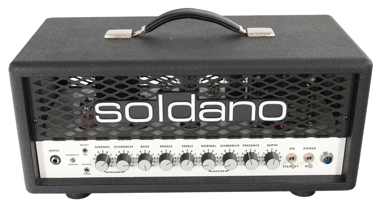 Second Hand Soldano Super Lead Overdrive SLO-30 30W Classic Head #209 Second Hand Soldano Super Lead Overdrive SLO-30 30W Classic Head #209