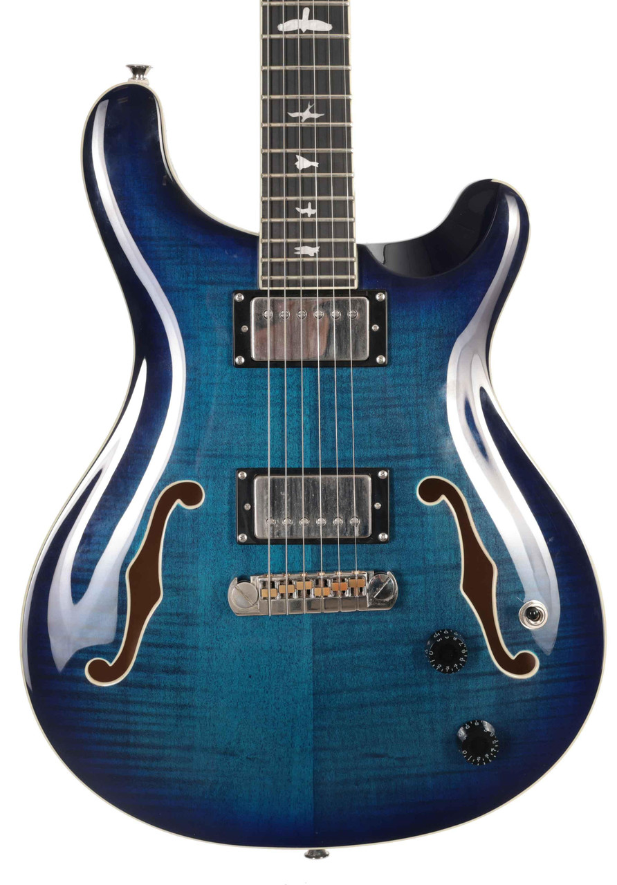 Second Hand PRS SE Hollowbody II Electric Guitar In Peacock Blue #184 Second Hand PRS SE Hollowbody II Electric Guitar In Peacock Blue #184