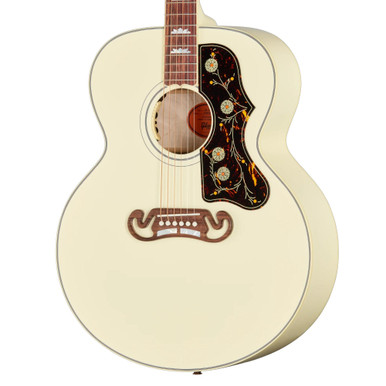 Gibson SJ-200 Standard Left-handed Electro Acoustic Guitar in Classic White Gibson SJ-200 Standard Left-handed Electro Acoustic Guitar in Classic White