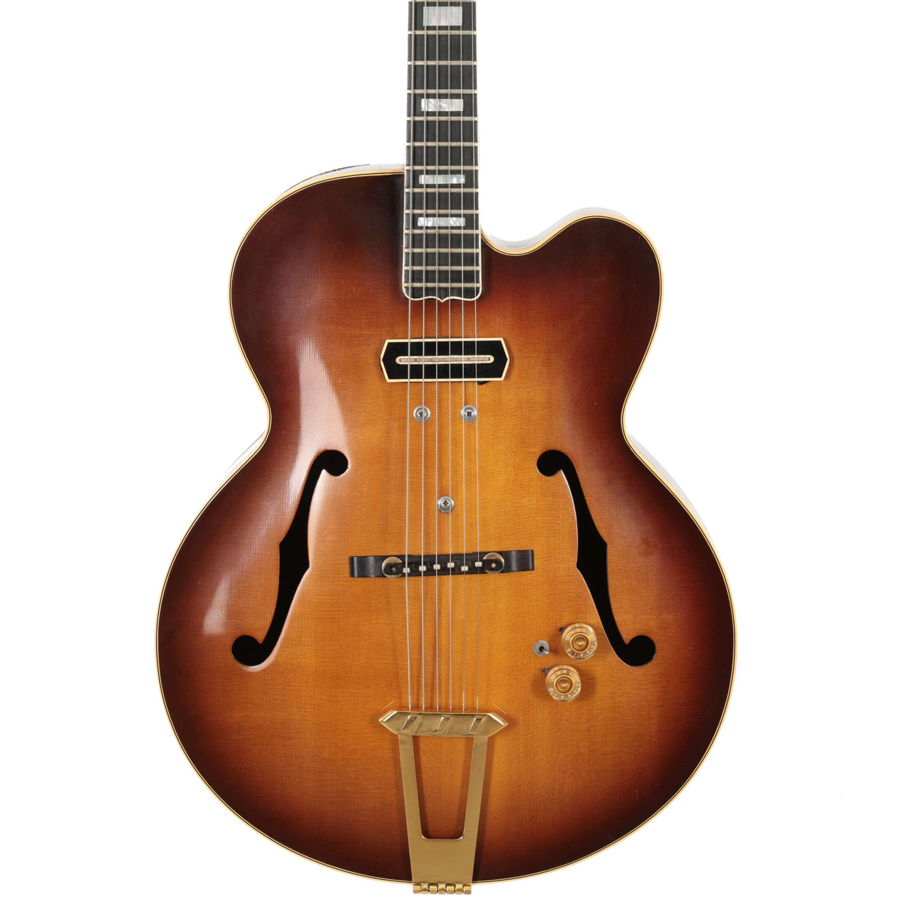 Second Hand Gibson 1959 L7C In Sunburst Charlie Christian Pickup, L5 Fretboard Conversion #866 Second Hand Gibson 1959 L7C In Sunburst Charlie Christian Pickup, L5 Fretboard Conversion #866