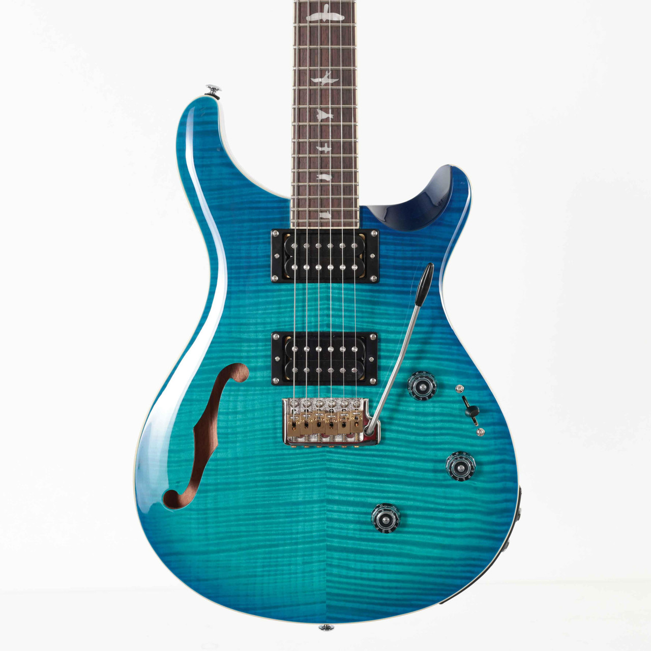Second Hand PRS SE Semi Hollow Custom 24 Peizo With Upgrade PRS Locking Tuners #211 Second Hand PRS SE Semi Hollow Custom 24 Peizo With Upgrade PRS Locking Tuners #211