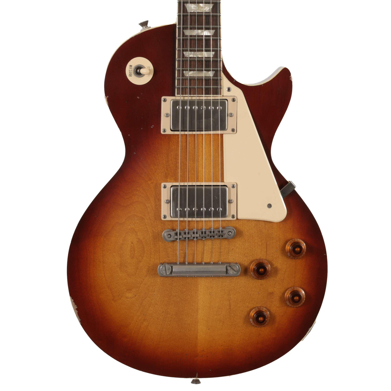 Second Hand Cream T Apollo LP Style Electric Guitar In Vintage Sunburst #101 Second Hand Cream T Apollo LP Style Electric Guitar In Vintage Sunburst #101