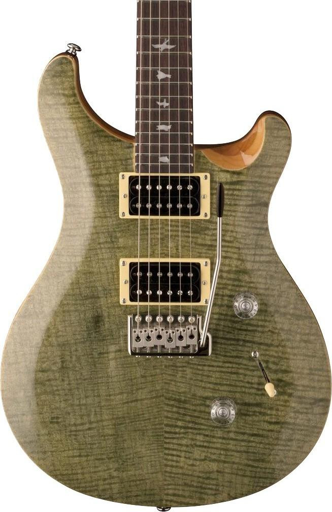 PRS SE Limited Edition Custom 24 Electric Guitar in Trampas Green PRS SE Limited Edition Custom 24 Electric Guitar in Trampas Green