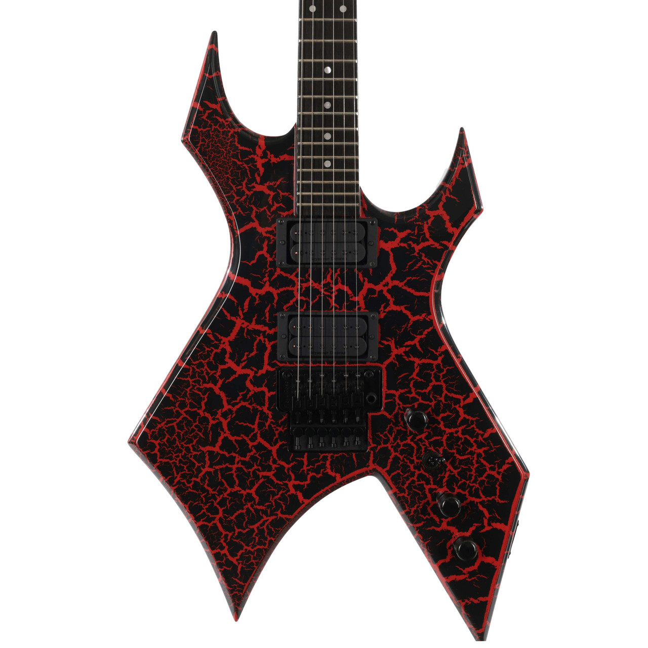 B Stock : BC Rich Warlock Legacy Floyd Rose Guitar in Red Crackle - 029 B Stock : BC Rich Warlock Legacy Floyd Rose Guitar in Red Crackle - 029
