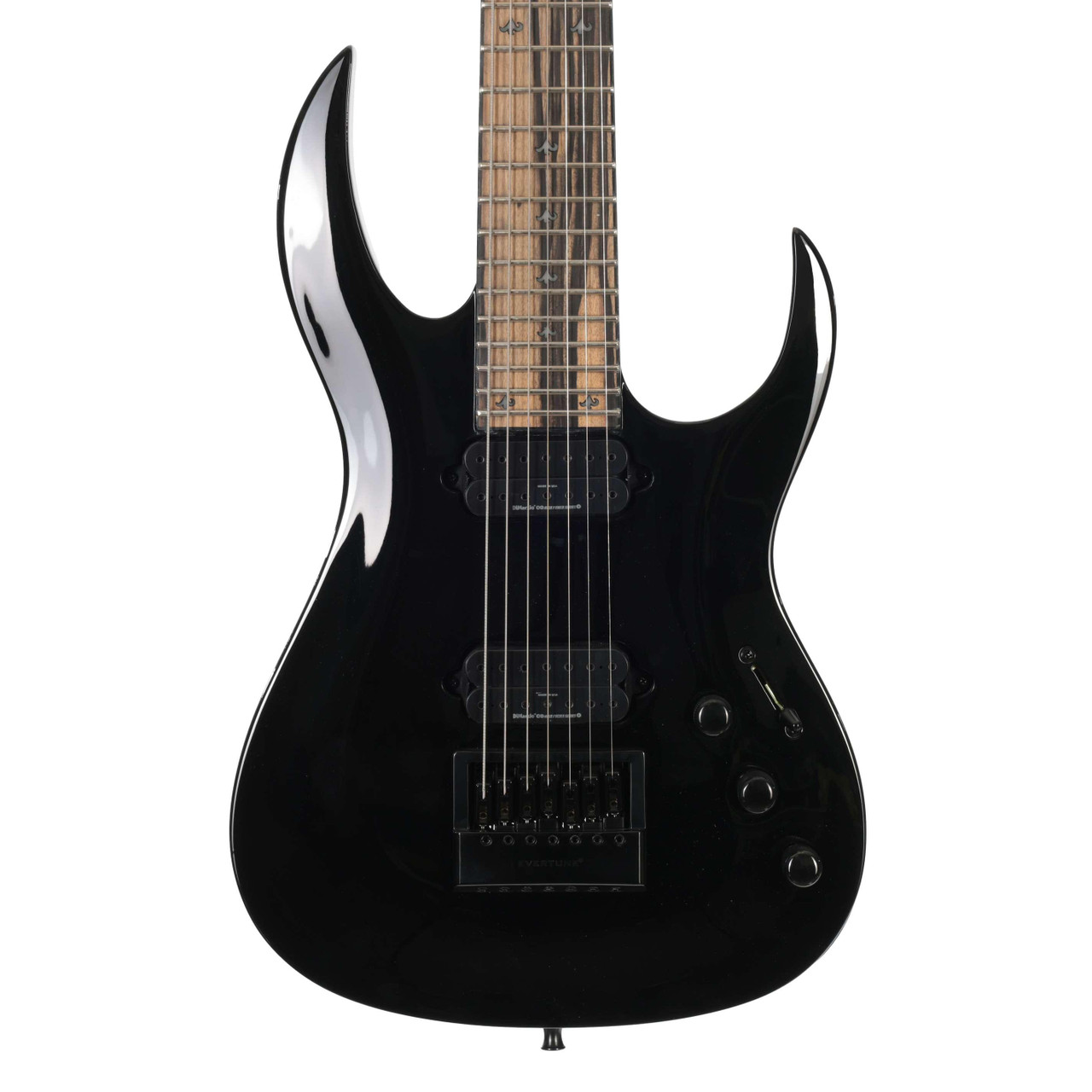 B Stock : BC Rich Prophecy Series Shredzilla 7 Archtop Electric Guitar with EverTune in Gloss Black - 001