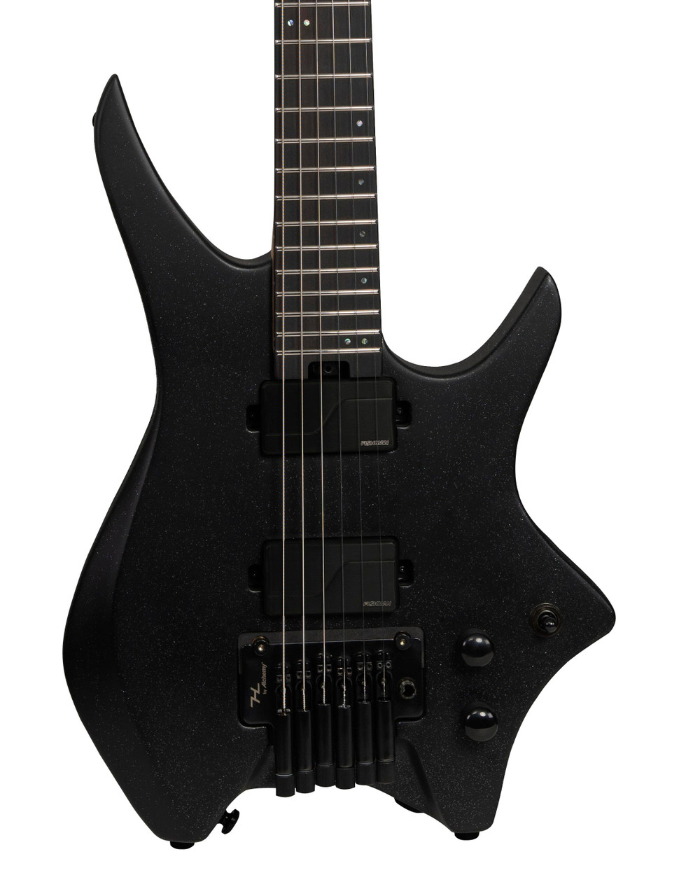 B Stock : HILS NEXT HN7 Electric Guitar in Satin Galaxy Black with Tremolo - 003