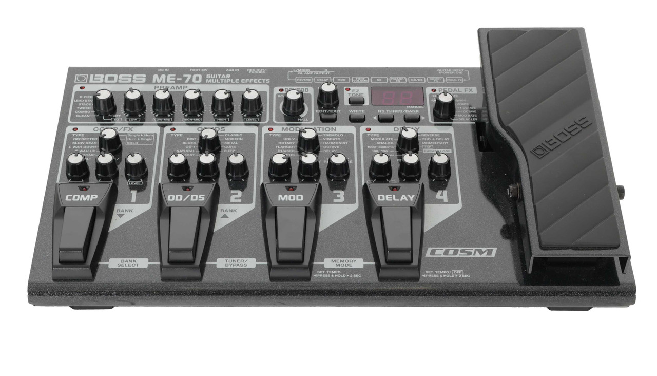 Second Hand Boss ME-70 Multi Effects Pedal In Black #031 Second Hand Boss ME-70 Multi Effects Pedal In Black #031