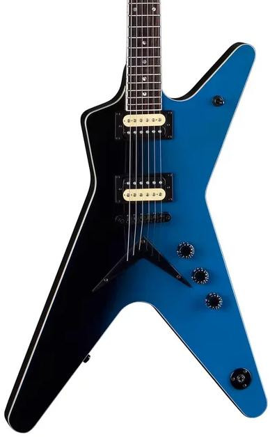 Dean ML 79 Electric Guitar in Black to Blue Fade Dean ML 79 Electric Guitar in Black to Blue Fade
