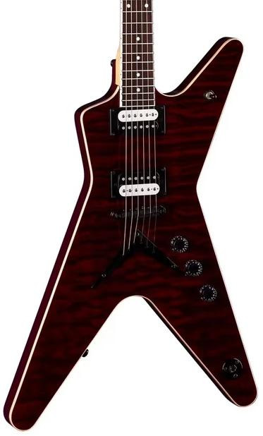 Dean MLX Electric Guitar in Quilt Maple Scary Cherry Dean MLX Electric Guitar in Quilt Maple Scary Cherry