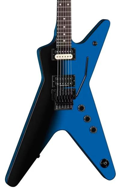 Dean ML 79 Floyd Electric Guitar in Duncans Black Blue Fade