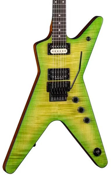 Dean ML 79 Floyd Electric Guitar in Flame Top Duncans Slime