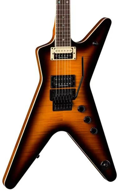 Dean ML 79 Floyd Electric Guitar in Flame Top Duncans TBZ