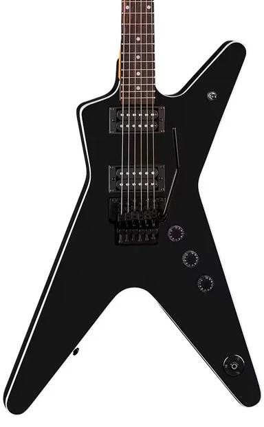 Dean MLX Floyd Electric Guitar in Classic Black