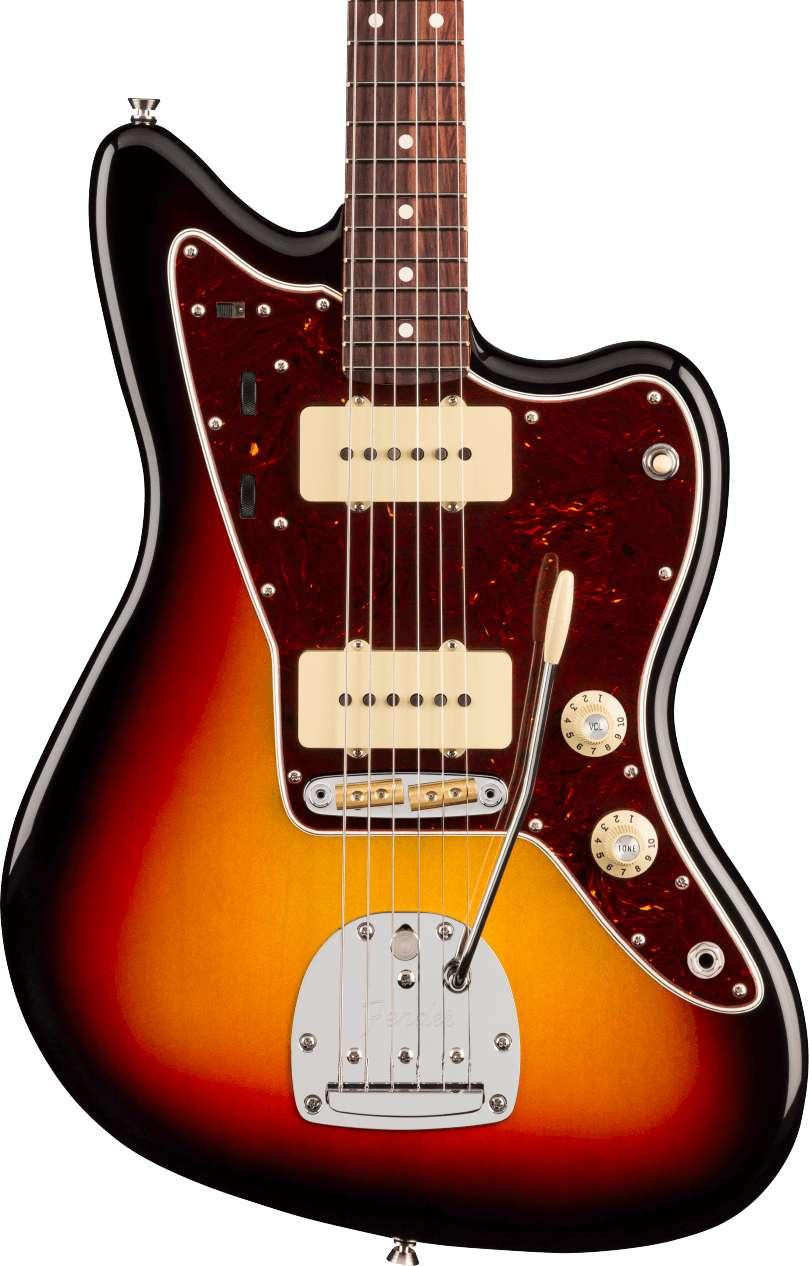 Fender American Professional Jazzmaster Electric Guitar in 3-Colour Sunburst, Rosewood Fingerboard