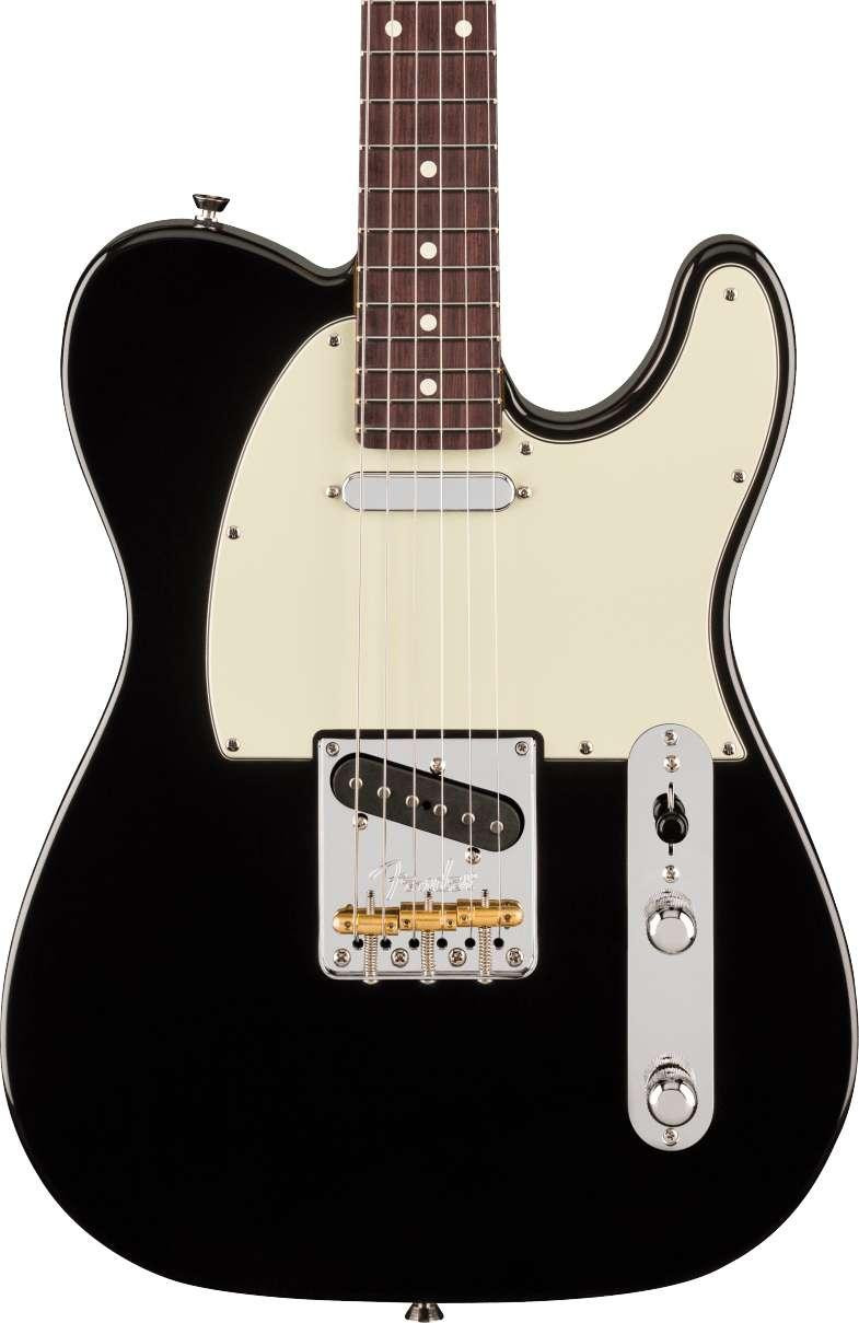 Fender American Professional Telecaster Electric Guitar in Black, Rosewood Fingerboard