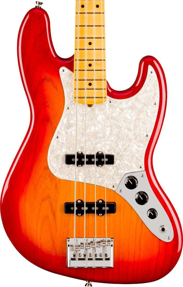 Fender American Professional Jazz Bass Guitar in Aged Cherry Burst, Maple Fingerboard Fender American Professional Jazz Bass Guitar in Aged Cherry Burst, Maple Fingerboard