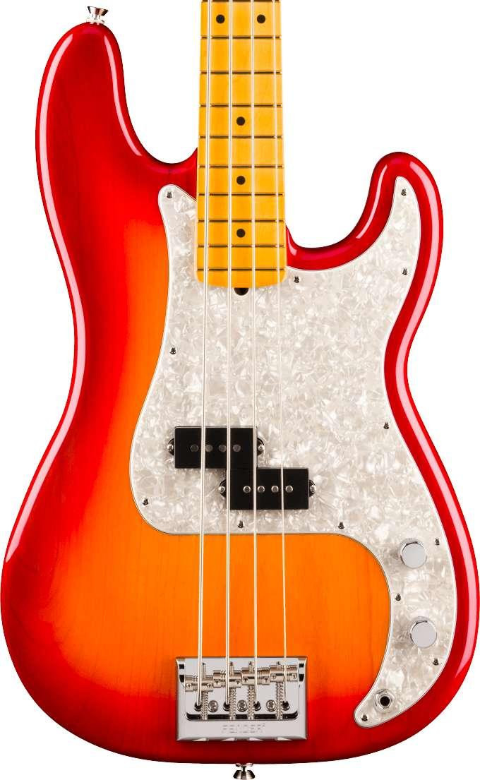 Fender American Professional Precision Bass Guitar in Aged Cherry Burst, Maple Fingerboard Fender American Professional Precision Bass Guitar in Aged Cherry Burst, Maple Fingerboard