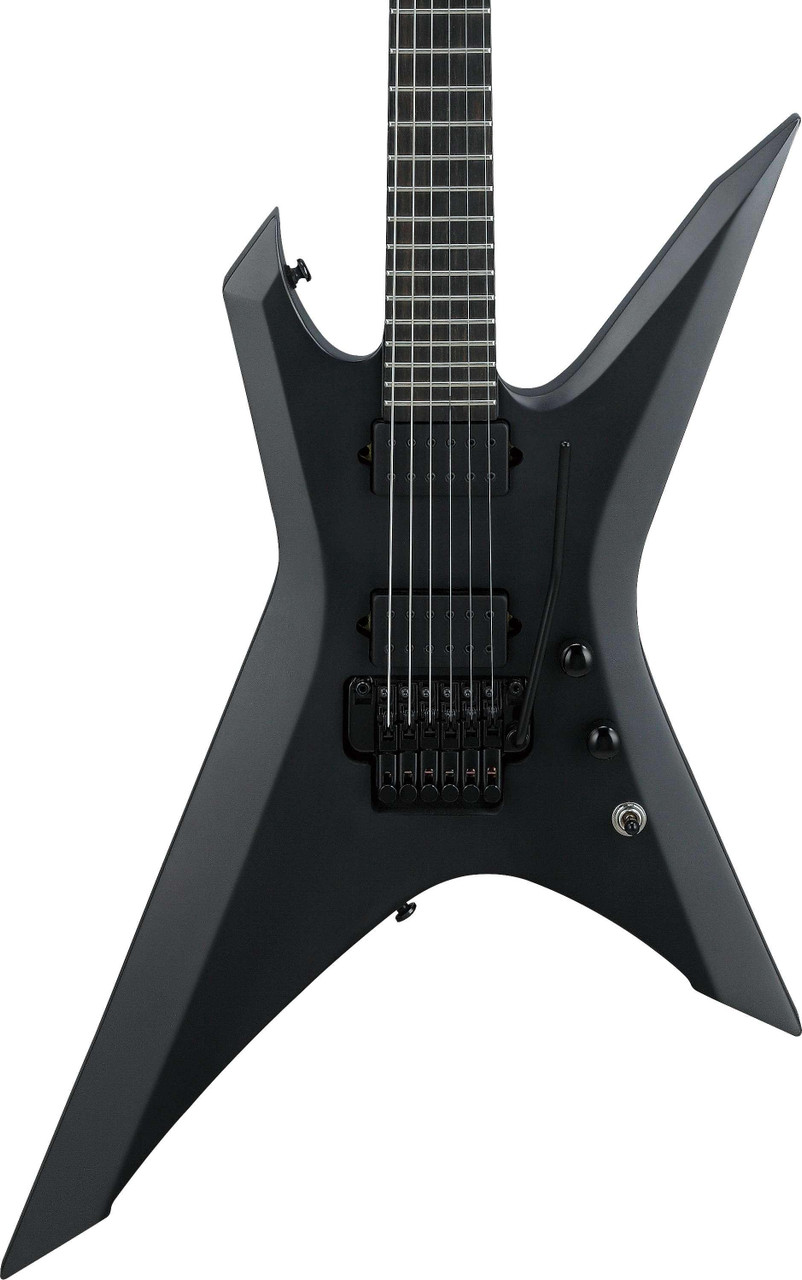 Ibanez XPTB620-BKF Iron Label Xiphos in Electric Guitar in Black Flat Ibanez XPTB620-BKF Iron Label Xiphos in Electric Guitar in Black Flat