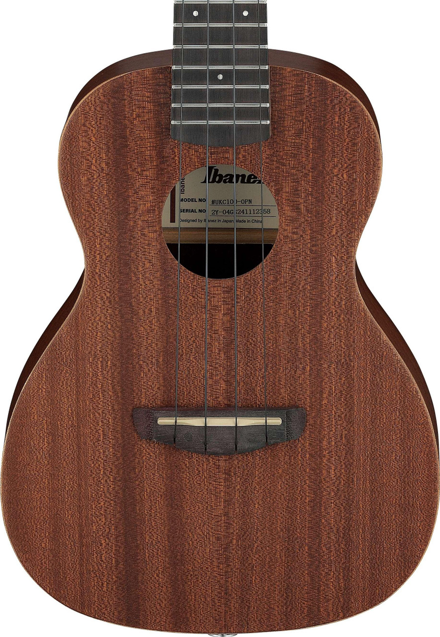 Ibanez UKS100-OPN Soprano Ukulele with Gig Bag in Open Pore Natural Ibanez UKS100-OPN Soprano Ukulele with Gig Bag in Open Pore Natural