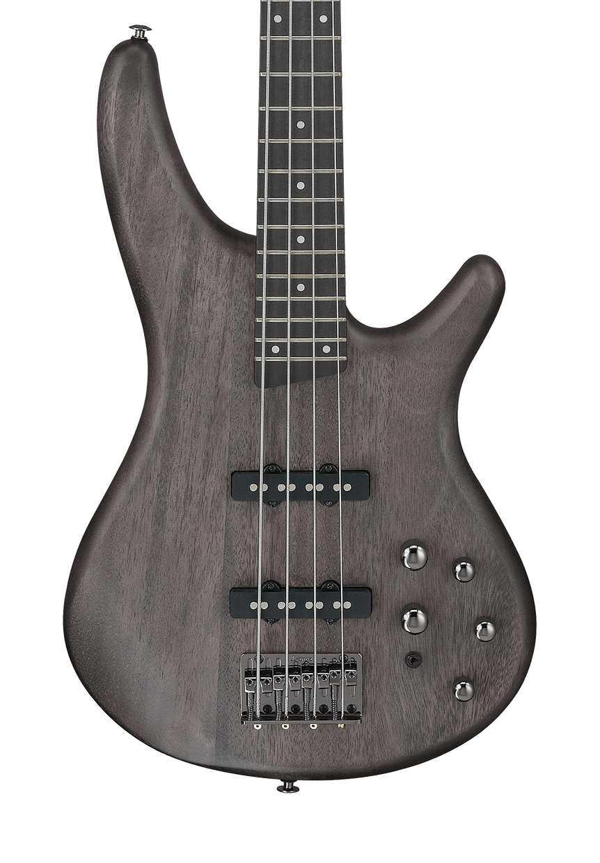 Ibanez SR280E-TKF SR-Series Bass Guitar in Transparent Black Flat Ibanez SR280E-TKF SR-Series Bass Guitar in Transparent Black Flat