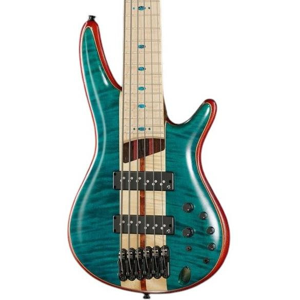 Ibanez SR1426B-CGL SR-Series 6-String Bass Guitar in Caribbean Green Low Gloss Ibanez SR1426B-CGL SR-Series 6-String Bass Guitar in Caribbean Green Low Gloss