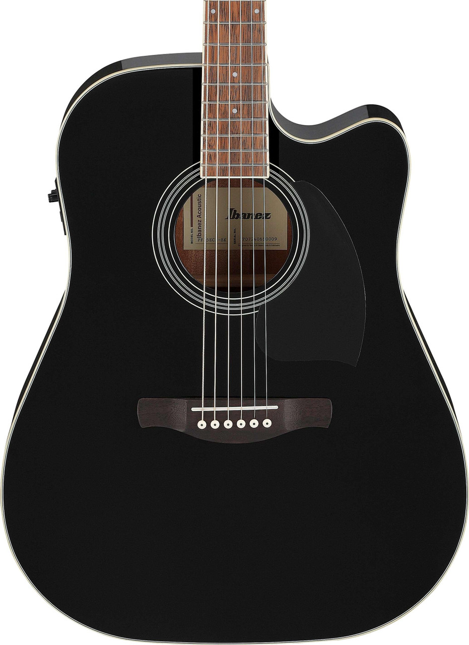 Ibanez PF15ECE-BK PF- Series Electro Acoustic Guitar in Black Ibanez PF15ECE-BK PF- Series Electro Acoustic Guitar in Black