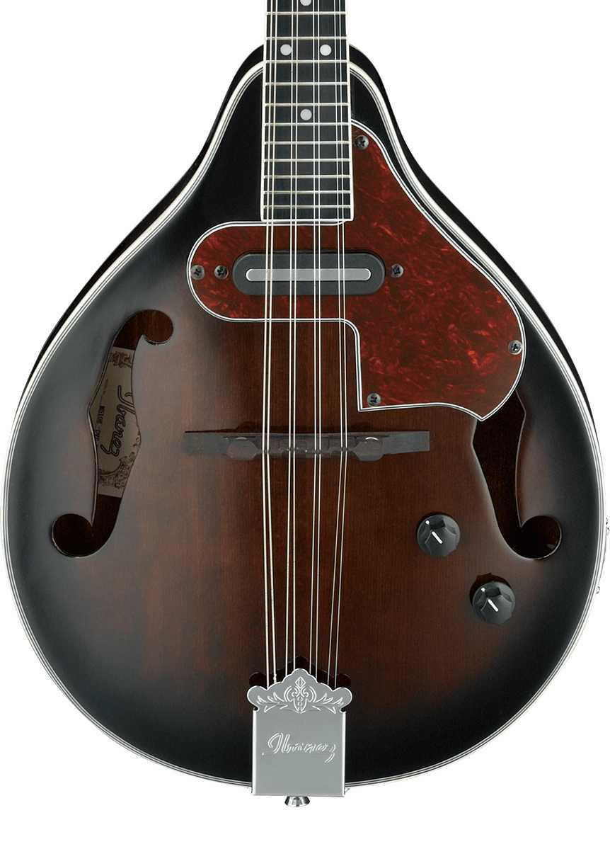 Ibanez M510E A-Style Electro Acoustic Mandolin in Dark Violin Sunburst