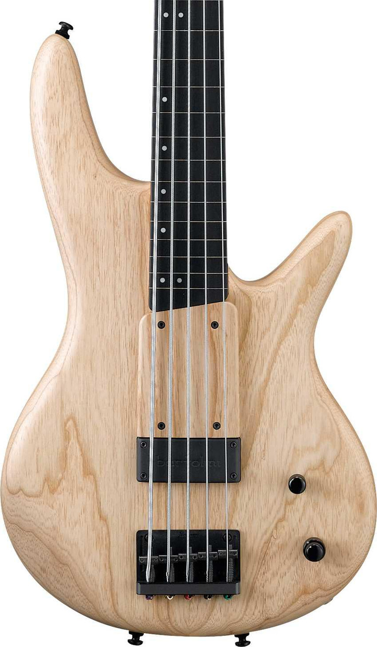 Ibanez GWB1005 Gary Willis 5-String Fretless Bass Guitar Natural Flat