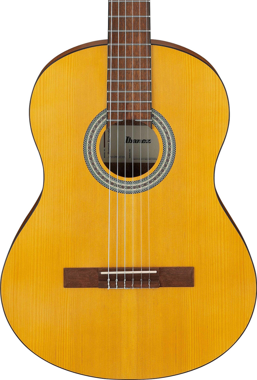 Ibanez GA3-OAM GA Series Classical Guitar in Open Pore Amber