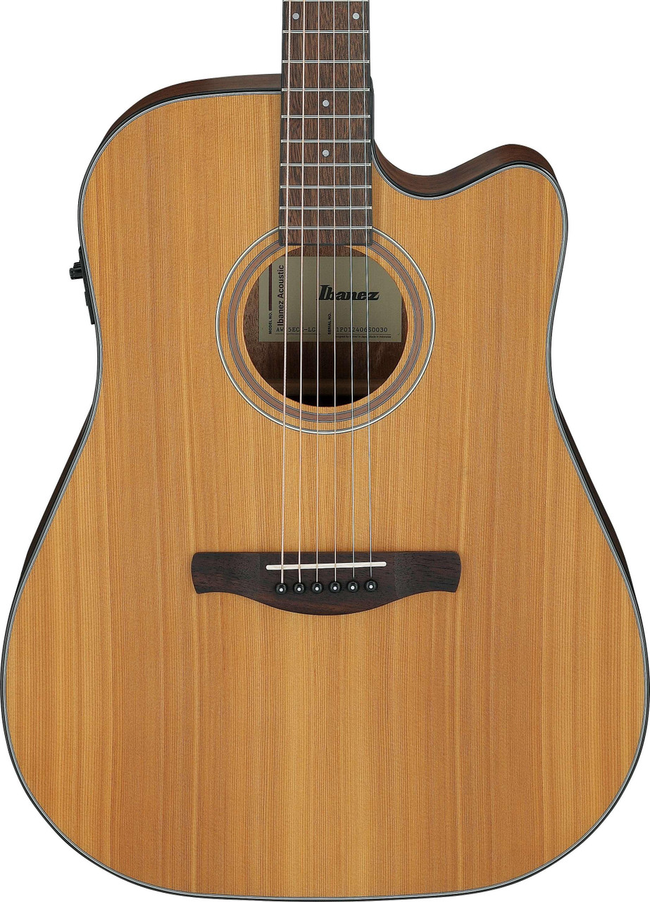 Ibanez AW65ECE-LG Electro Acoustic Guitar in Low Gloss Natural
