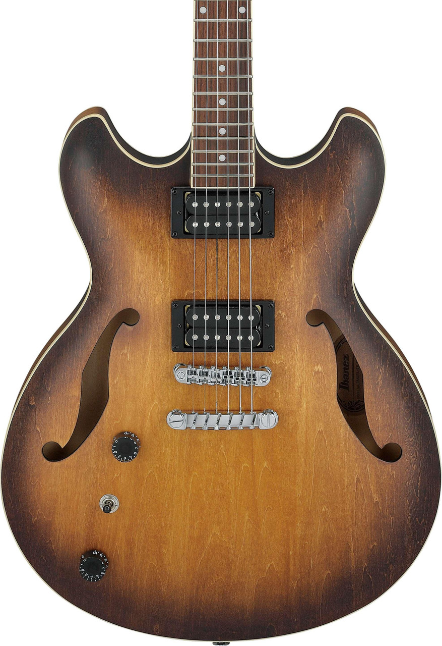 Ibanez AS53L AS Artcore Left Handed Semi-Hollow Electric Guitar in Tobacco Flat Ibanez AS53L AS Artcore Left Handed Semi-Hollow Electric Guitar in Tobacco Flat