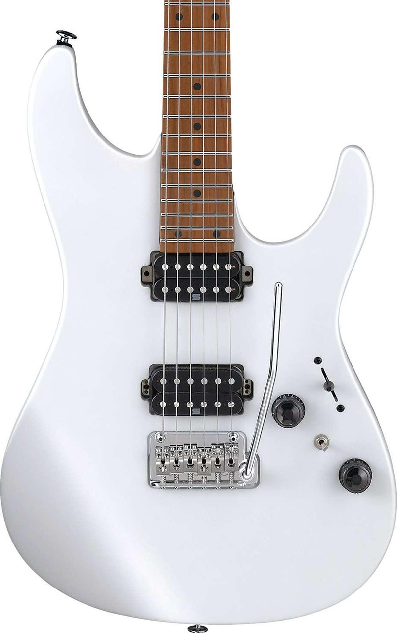 Ibanez AZ2402-PWF Prestige AZ Electric Guitar in Pearl White Flat Ibanez AZ2402-PWF Prestige AZ Electric Guitar in Pearl White Flat